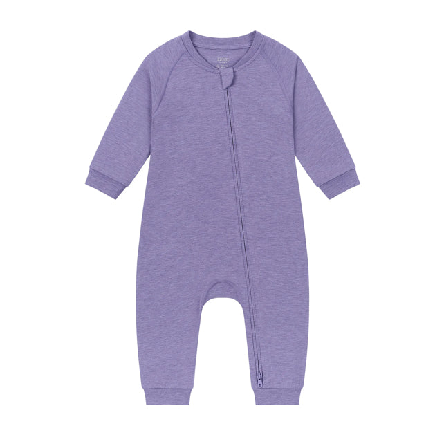 Violet Blooms Bamboo Long Sleeve Footless Sleeper Snug Fit-Nest