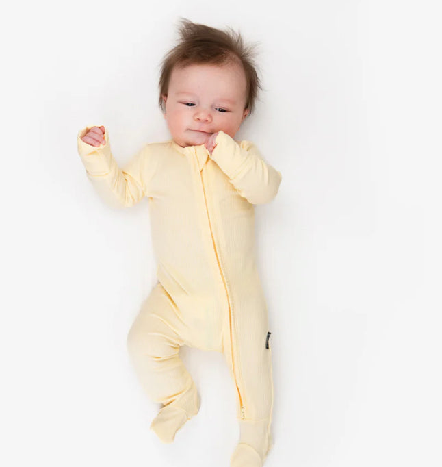 Vanilla Footed Zipper Sleeper-Belan.J
