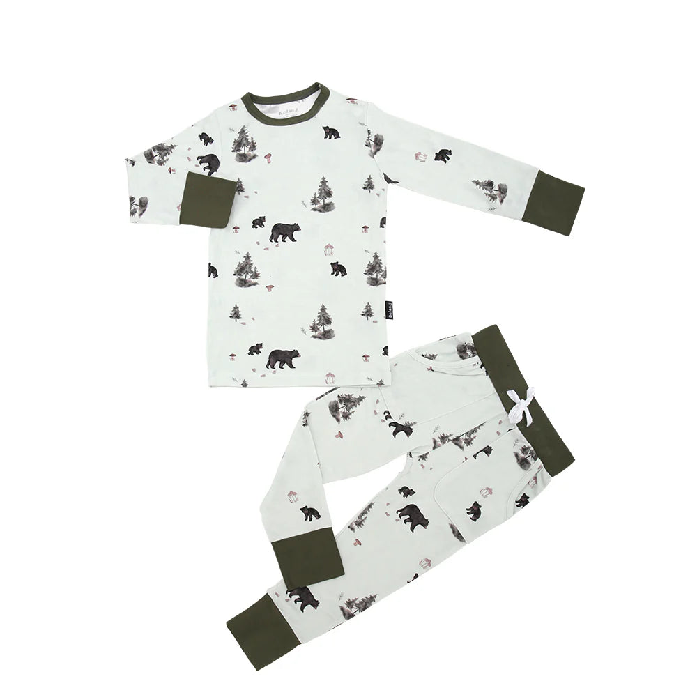 Woodland Bear PJ Pocket Jogger Set-Belan.J