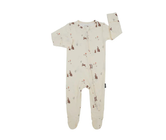 Bunnies Footed Zipper Sleeper-Belan.J