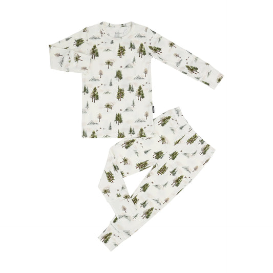 Misty Forest Ribbed PJ Set-Belan.J