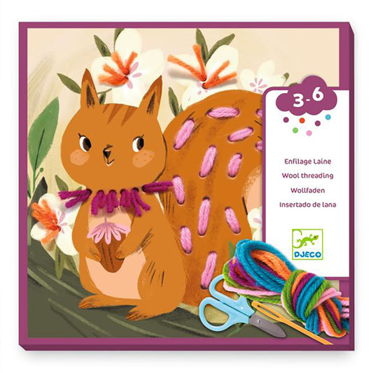 Squirrel Threading Craft -Djeco