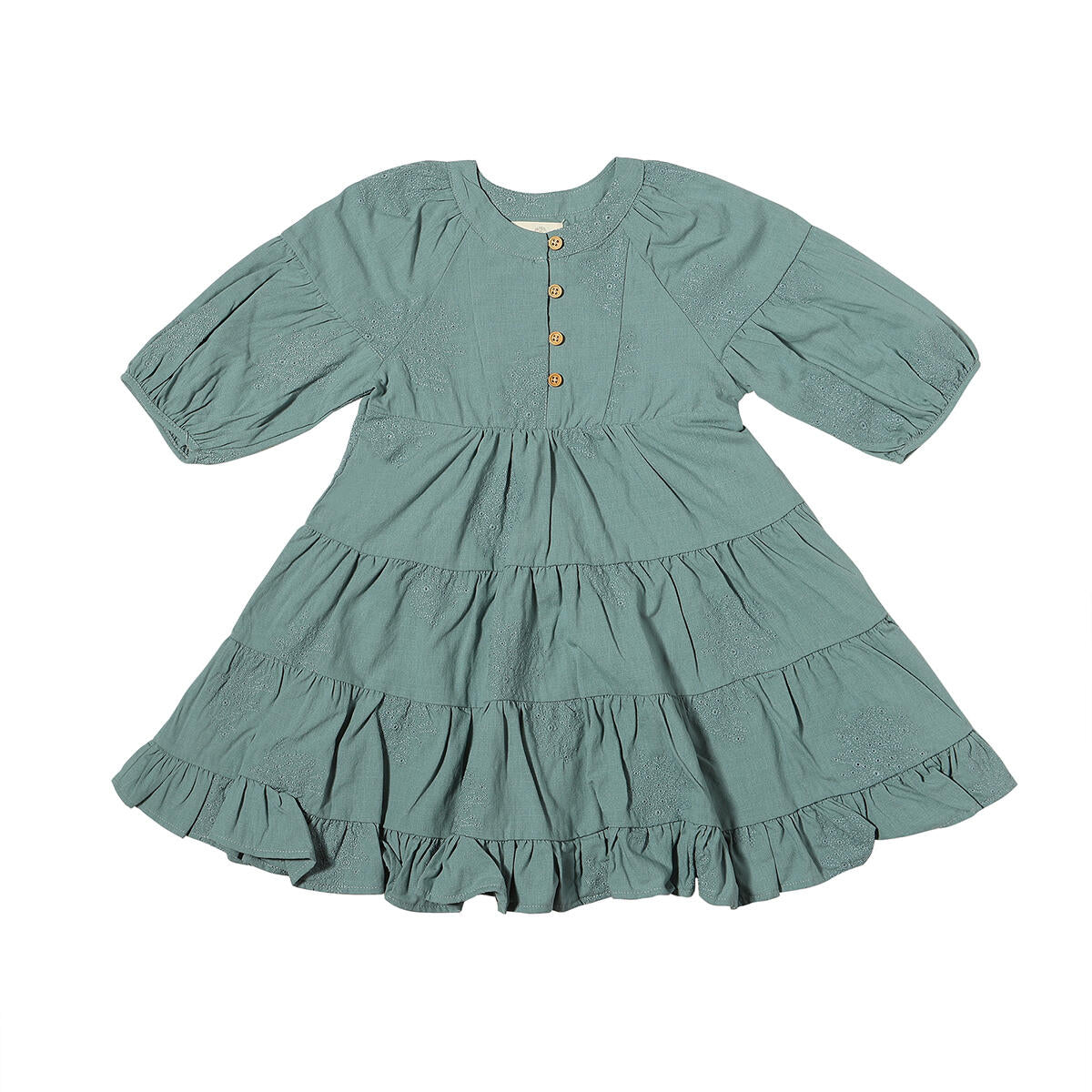 Saoirse Cotton Embroidered Dresses 2 Colours -Vignette Girl