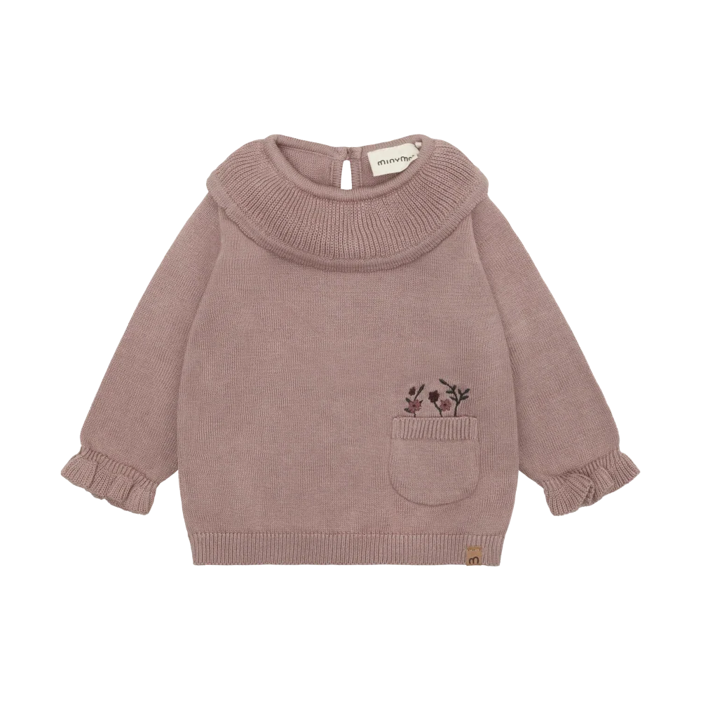 Blush Pullover Sweater in Soft Knit -Minymo