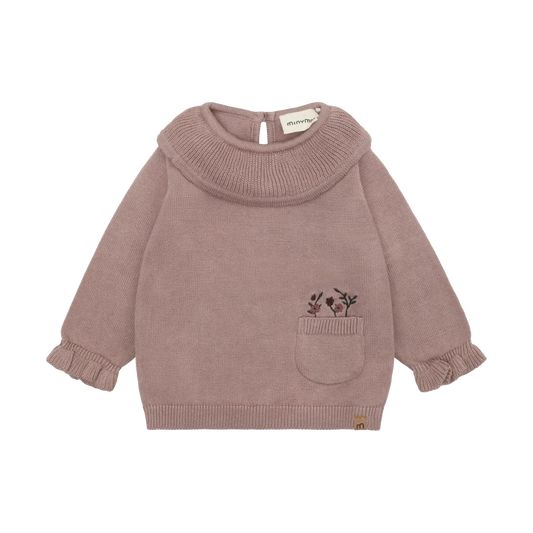 Blush Pullover Sweater in Soft Knit -Minymo