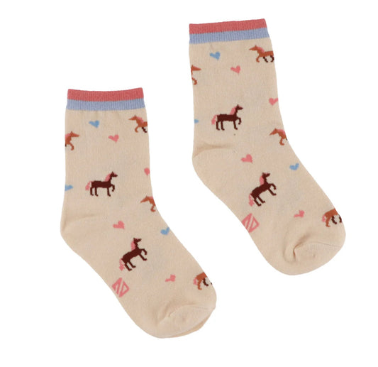 Girls Horse Socks-Nano