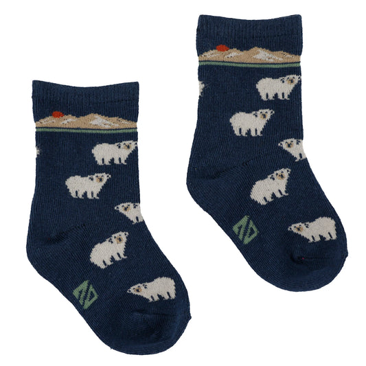 Blue Bear Socks -Nano