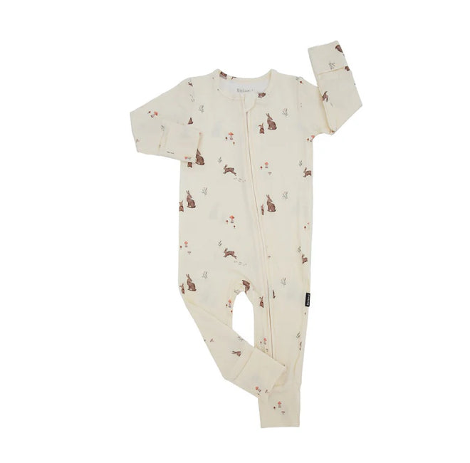 Bunnies Footless Sleeper With Fold Over Feet-Belan J