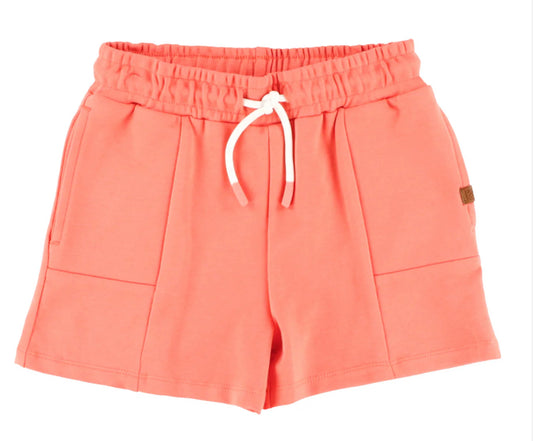 Coral Girl Short with Tie Detail-Nano