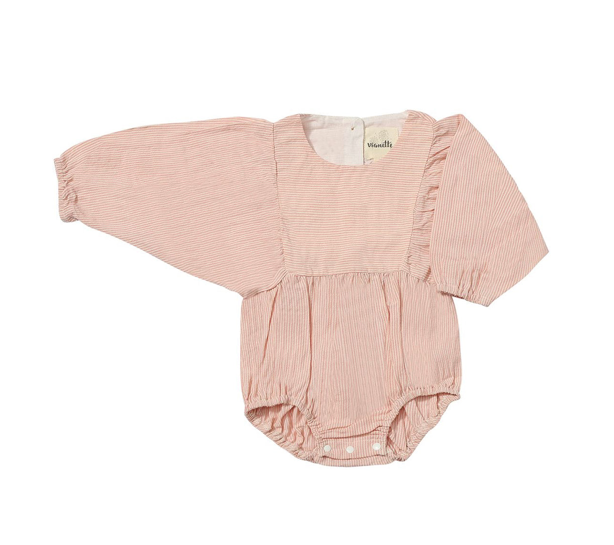 Pink Morgan Bubble Romper-Vignette