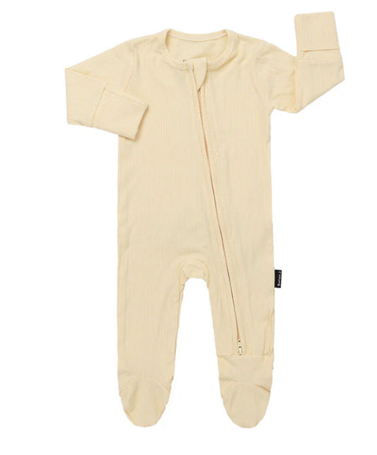 Vanilla Footed Zipper Sleeper-Belan.J