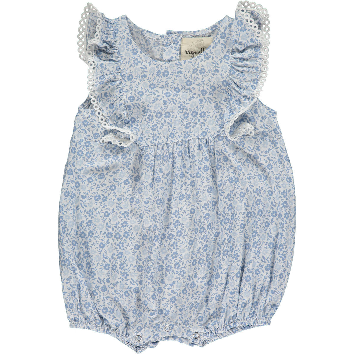 Ditsy Floral Poppy Romper Vignette