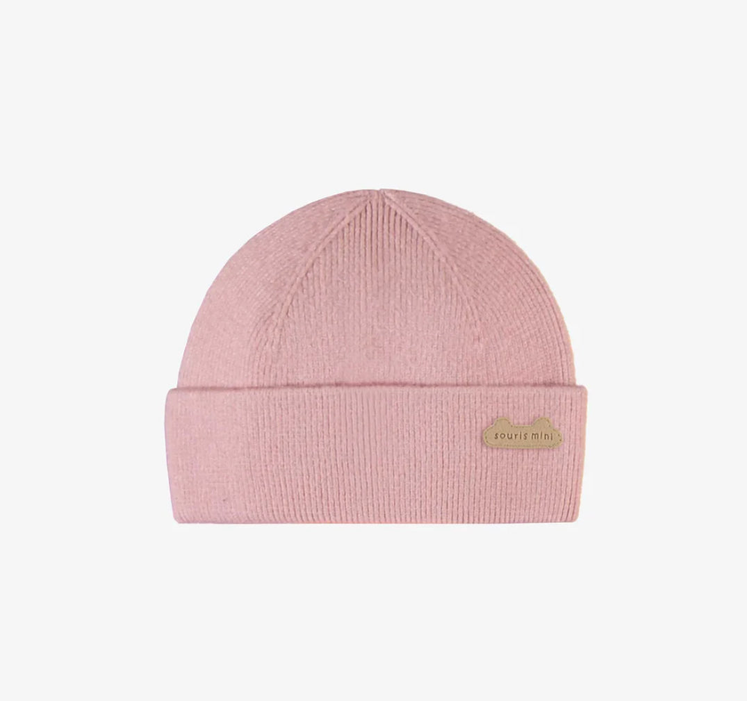 Rose Knitted Toque-Souris Mini