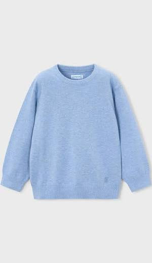 Classic Blue Cotton Children’s Sweater - Mayoral