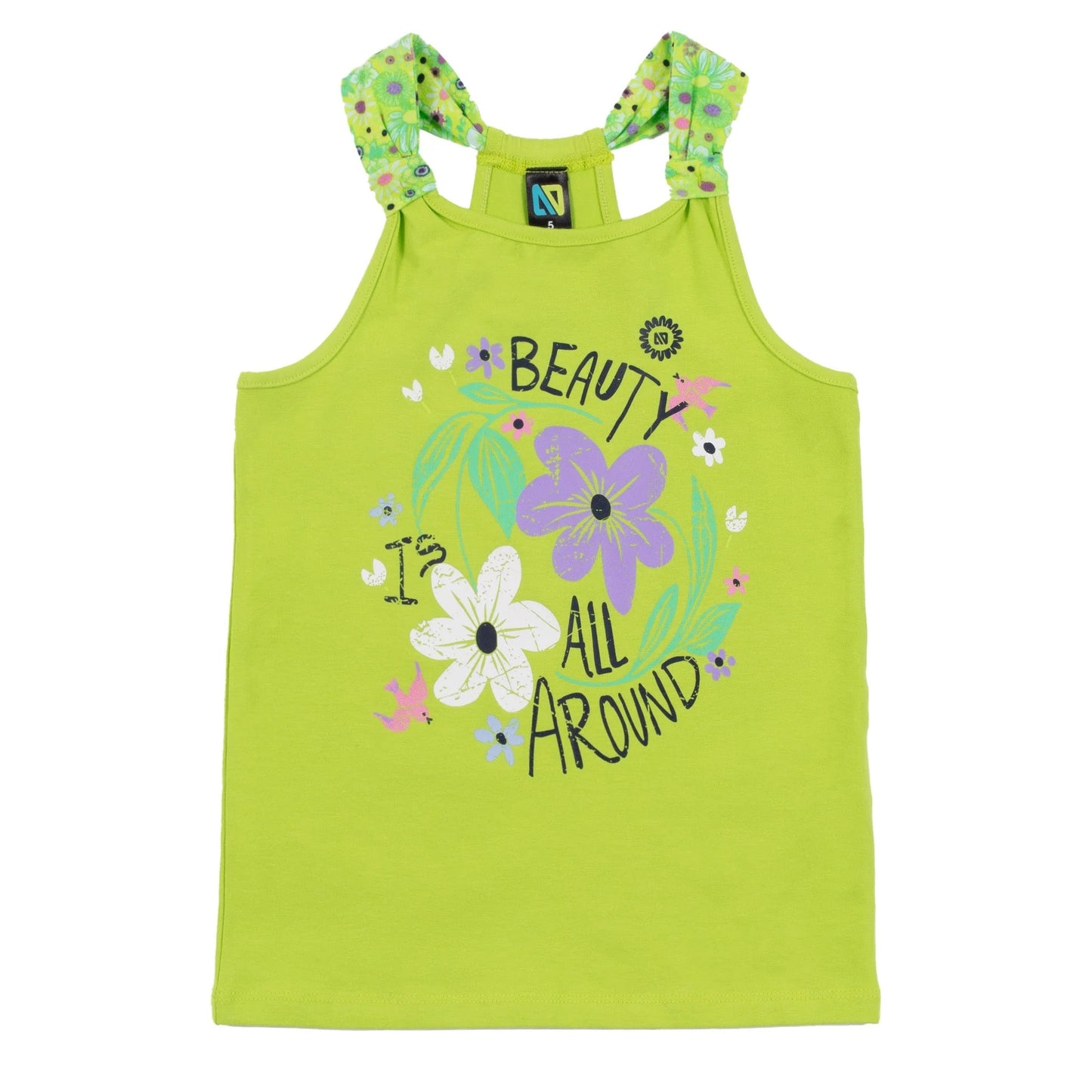 Beauty is All Around the World. Tank Top -Nano