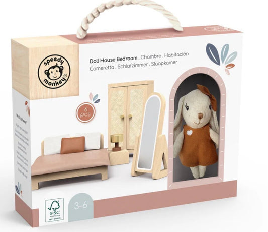 Doll House Bedroom -Speedy Monkey