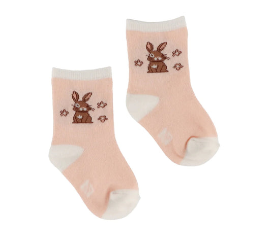 Pink Bunny Socks-Nano