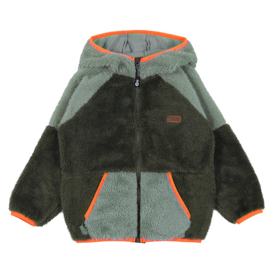 Green Sherpa Hooded Jacket-Nano