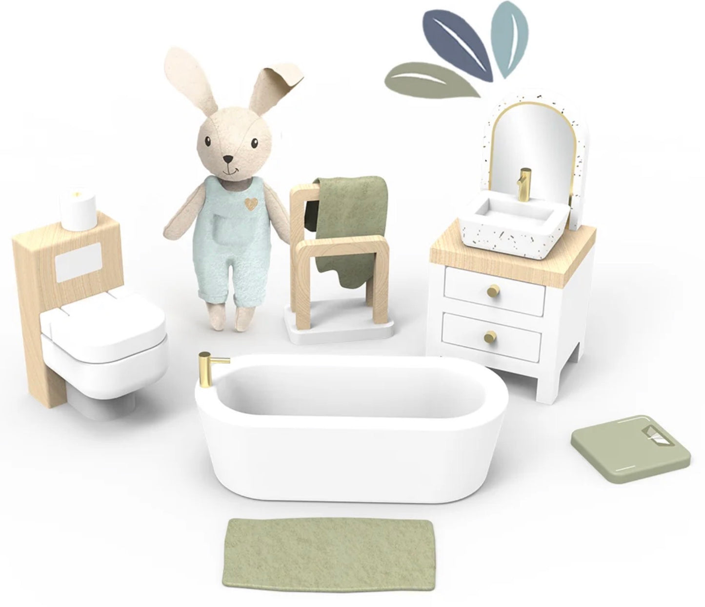 Doll House Bathroom - Speedy Monkey