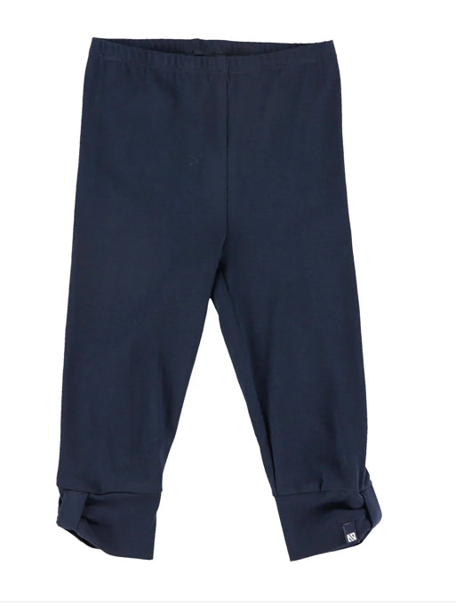 3/4 Navy Leggings -Nano