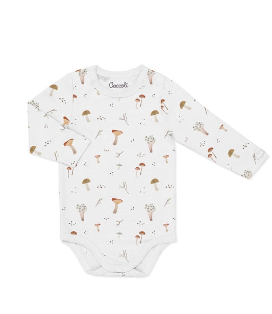 Mushroom long sleeved onsies -Coccoli