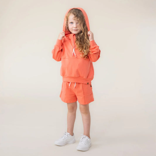 Tangarine Half Zip Hoodie  -Nano
