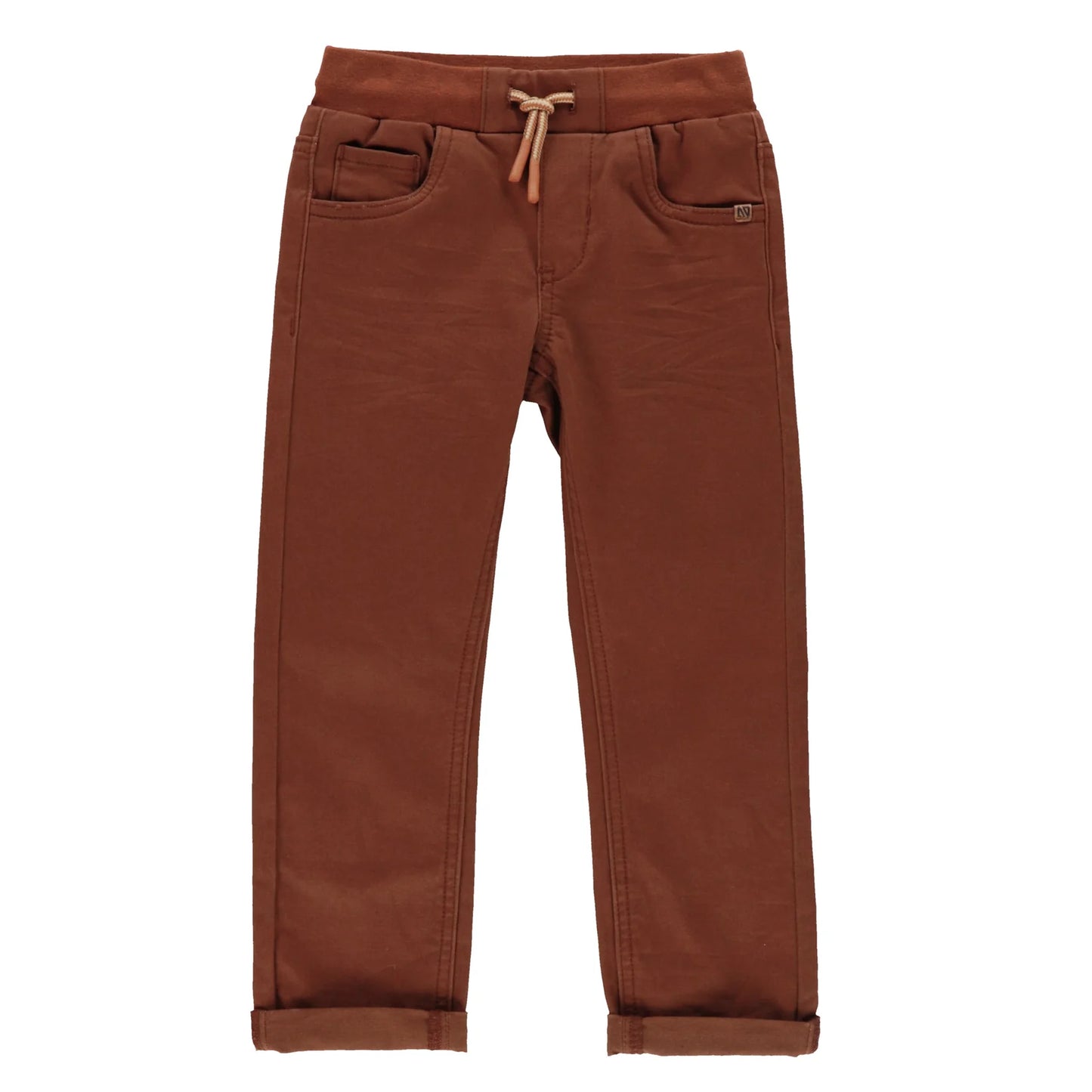 Boys Brown Twill Pants-Nano
