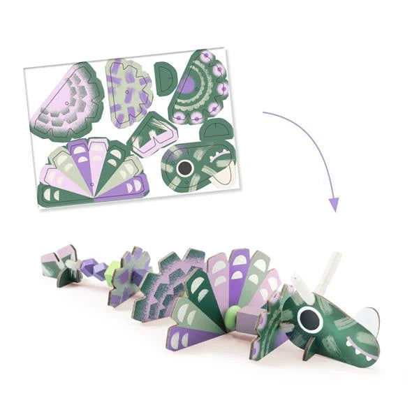 Terrible Dinos-Chenille Wire Threading