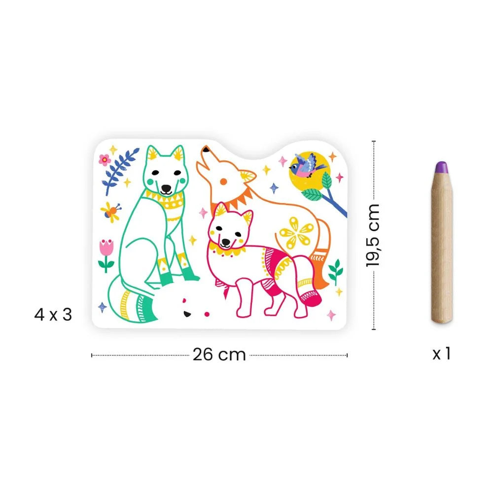 Colouring Craft 3 Styles -Djeco