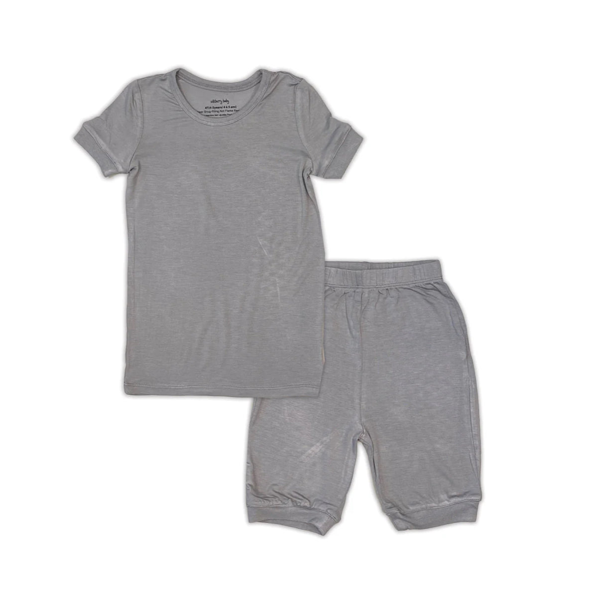 Bamboo Short Sleeve Top & Shorts Pajama Set-Silkberry