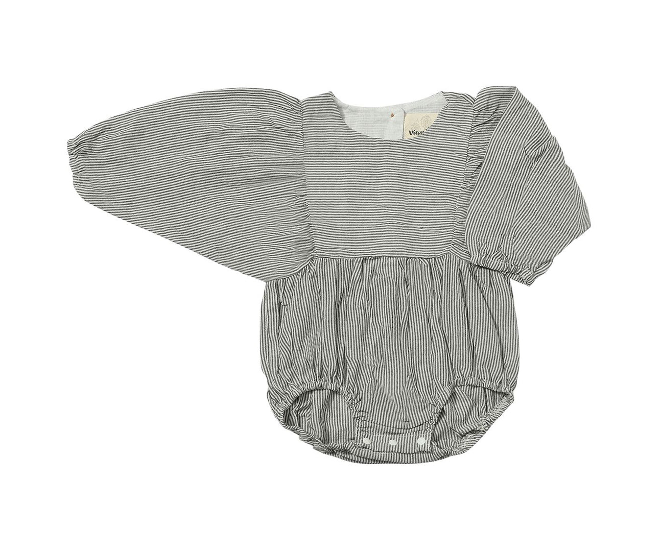 Grey Morgan Bubble Romper-Vignette