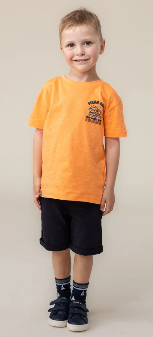 Boys Orange T Shirt-Nano