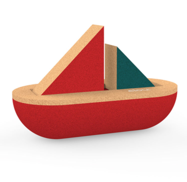 Sail Boat Bath Toy-Elou Cork