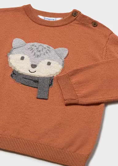 Soft Touch Fox Knit Sweater - Mayoral