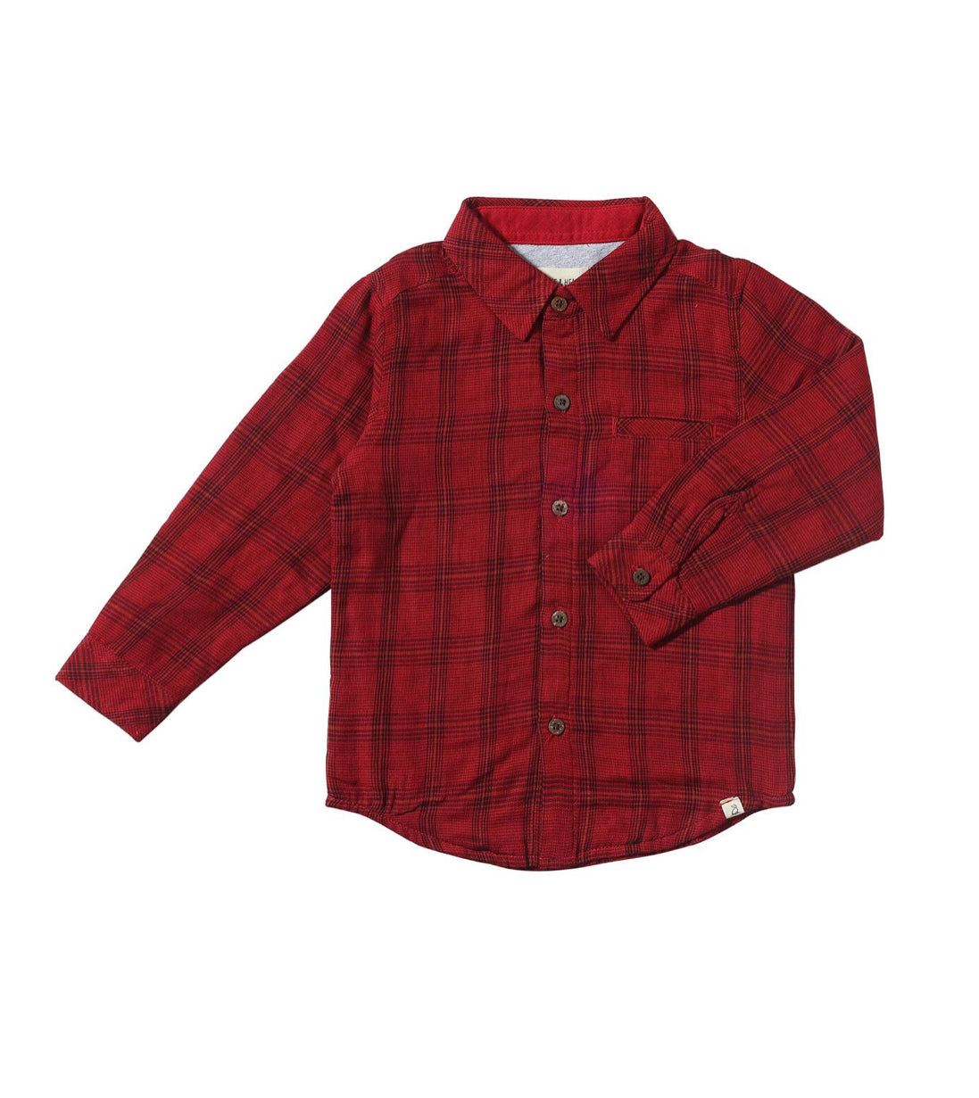 Red And Black Lined Atwood Woven Plaid Shirt-Me And Henry