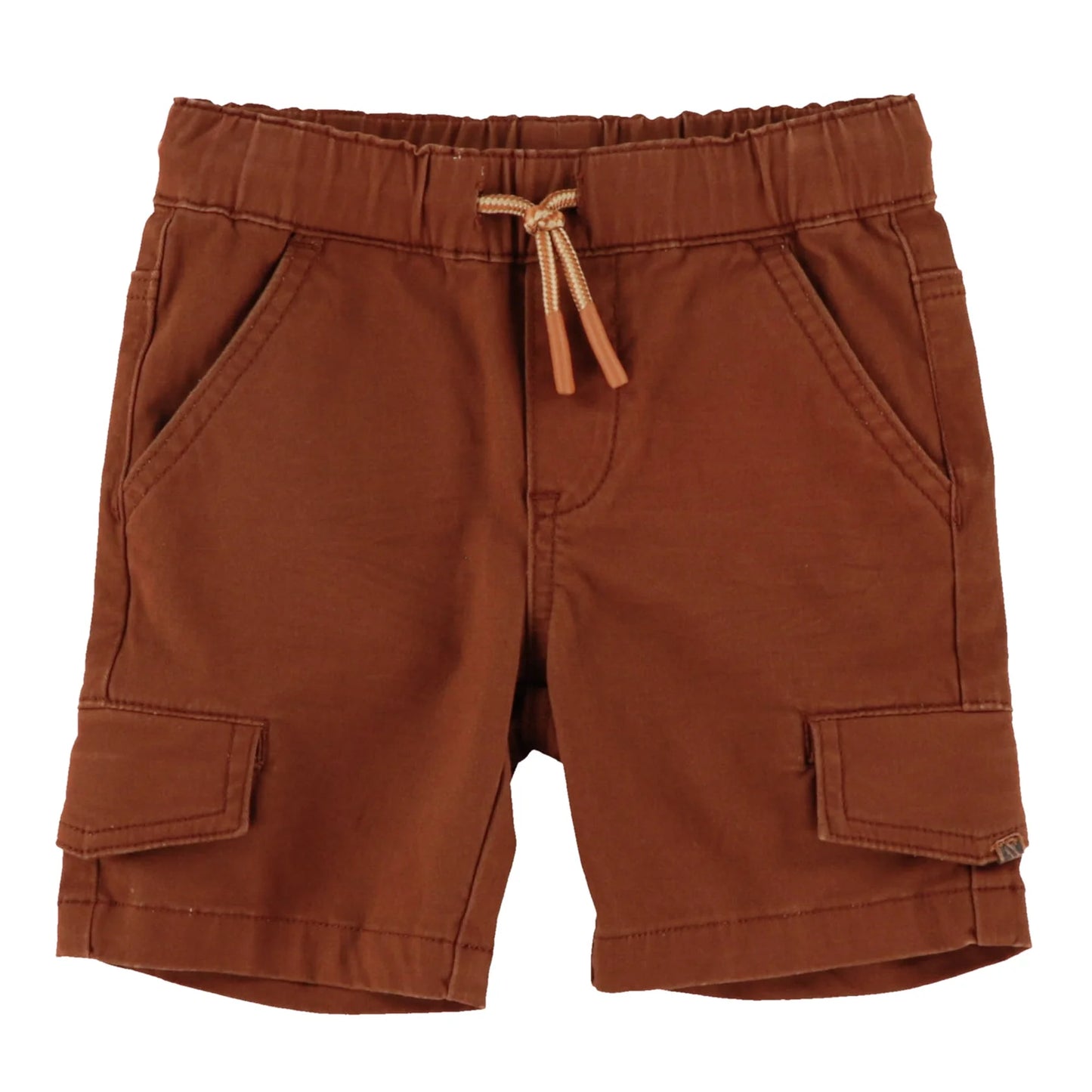 Brown Denim Bermuda Shorts Boys - Nano