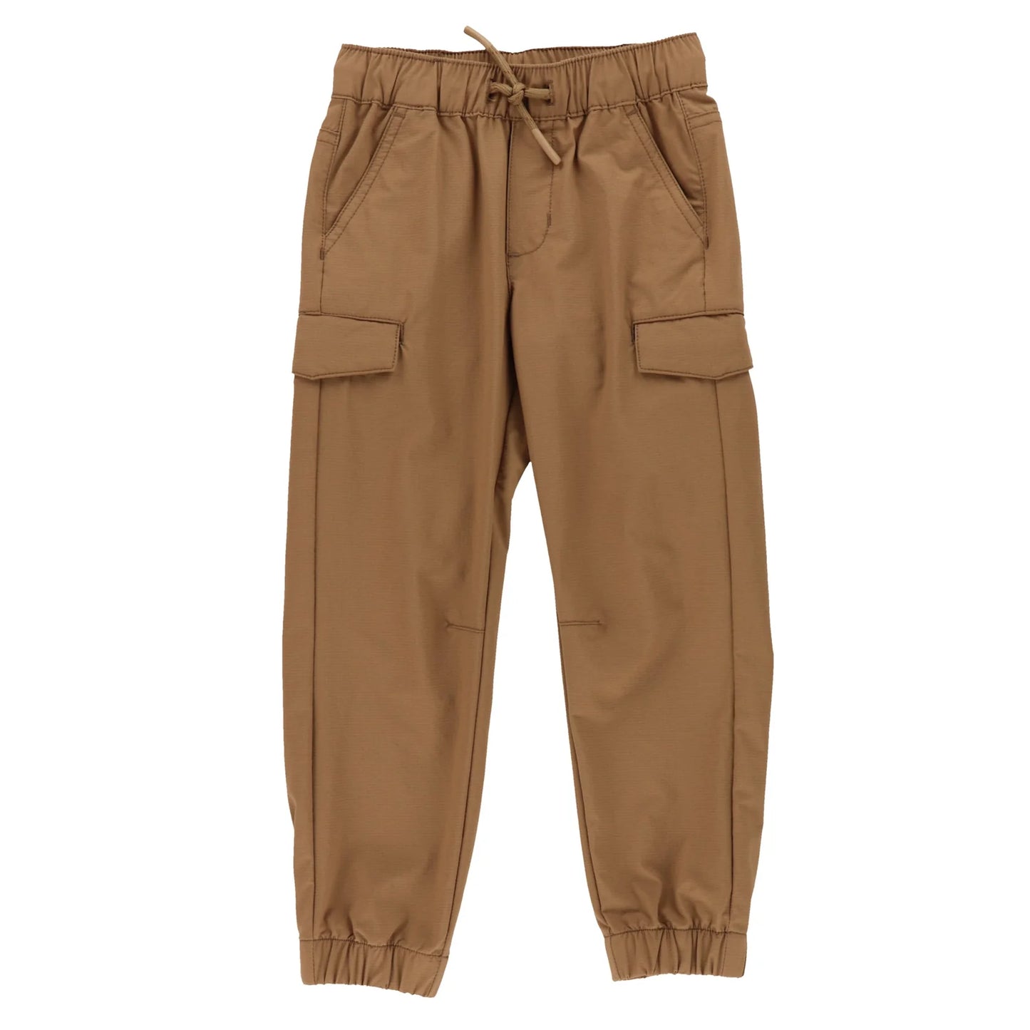 Brown Boys Nylon Joggers - Nano