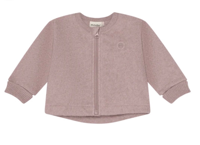 Pink Fleece Jacket for Baby - Minymo