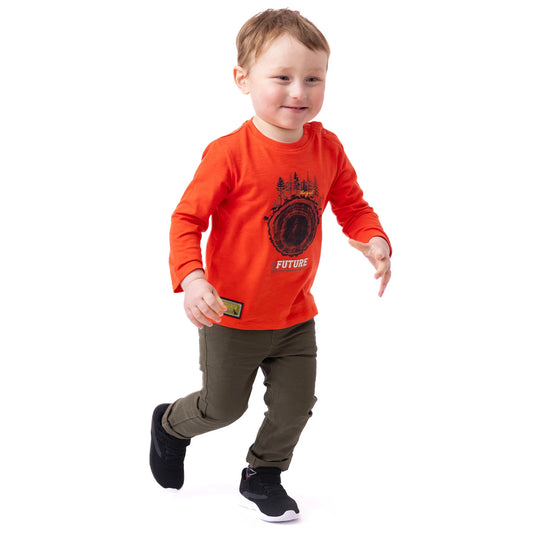 Baby Red Long Sleeve T Shirt-Nano