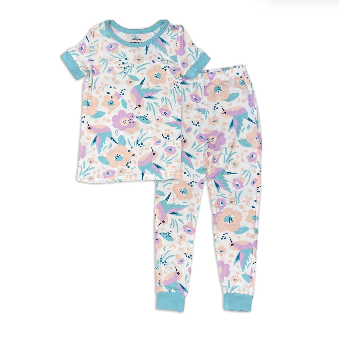 Bamboo Short Sleeve Pajama Sets (2 Prints)-Silkberry