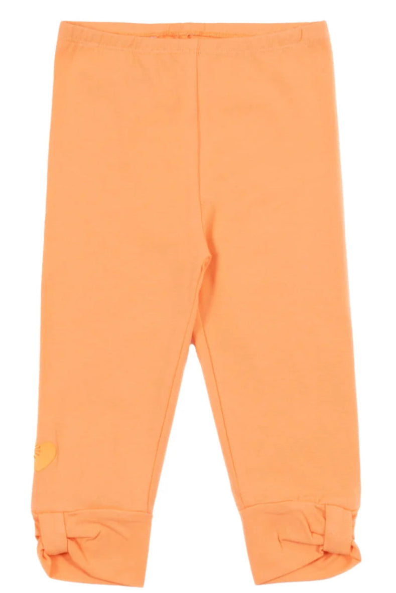 3/4 Baby Cotton Leggings-Orange-Nano (24)