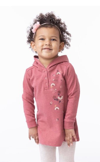 Baby Pink Hooded Tunic-Nano