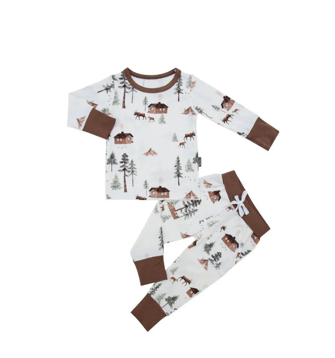 Moose Cabin PJ Pocket Jogger Set-Belan J