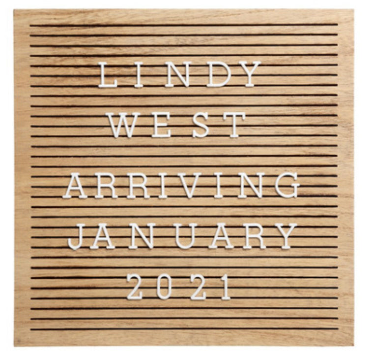 Pearhead Wooden letterboard