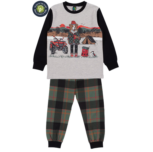 Dogs and 4 Wheelers Glow in the Dark Pjs -Nano