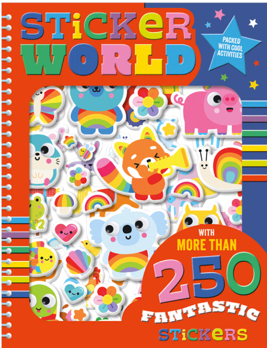 Sticker World Activity Book - 250 Stickers - Make Believe Ideas