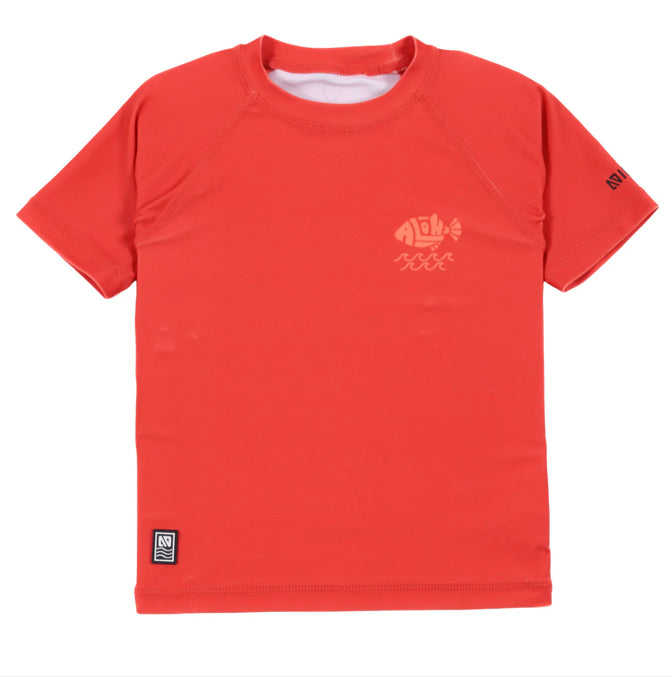 S/S UV Orange Swimshirt -Nano