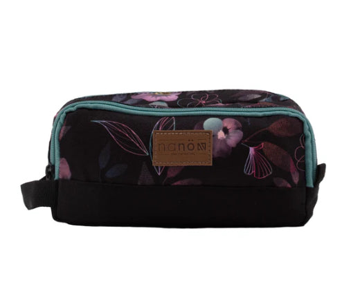 Pink And Blue Floral Pencil Case-Nano