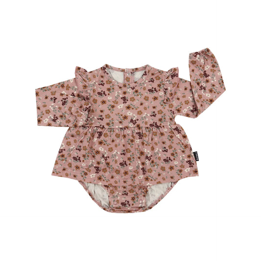 Velvet Garden Skirted Onsie - Belan.J