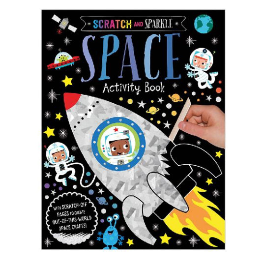 Scratch And Sparkle Space Activity Book-Make Believe Ideas